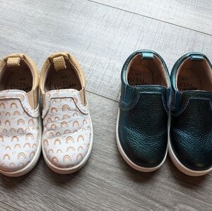 Monkey Feet slip on sneakers (2 pair)